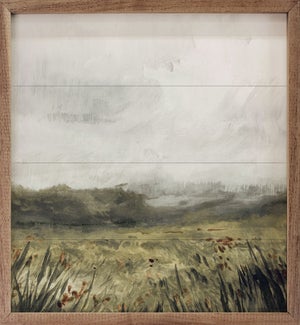 Moody Landscape 1 Field By Nina Blue